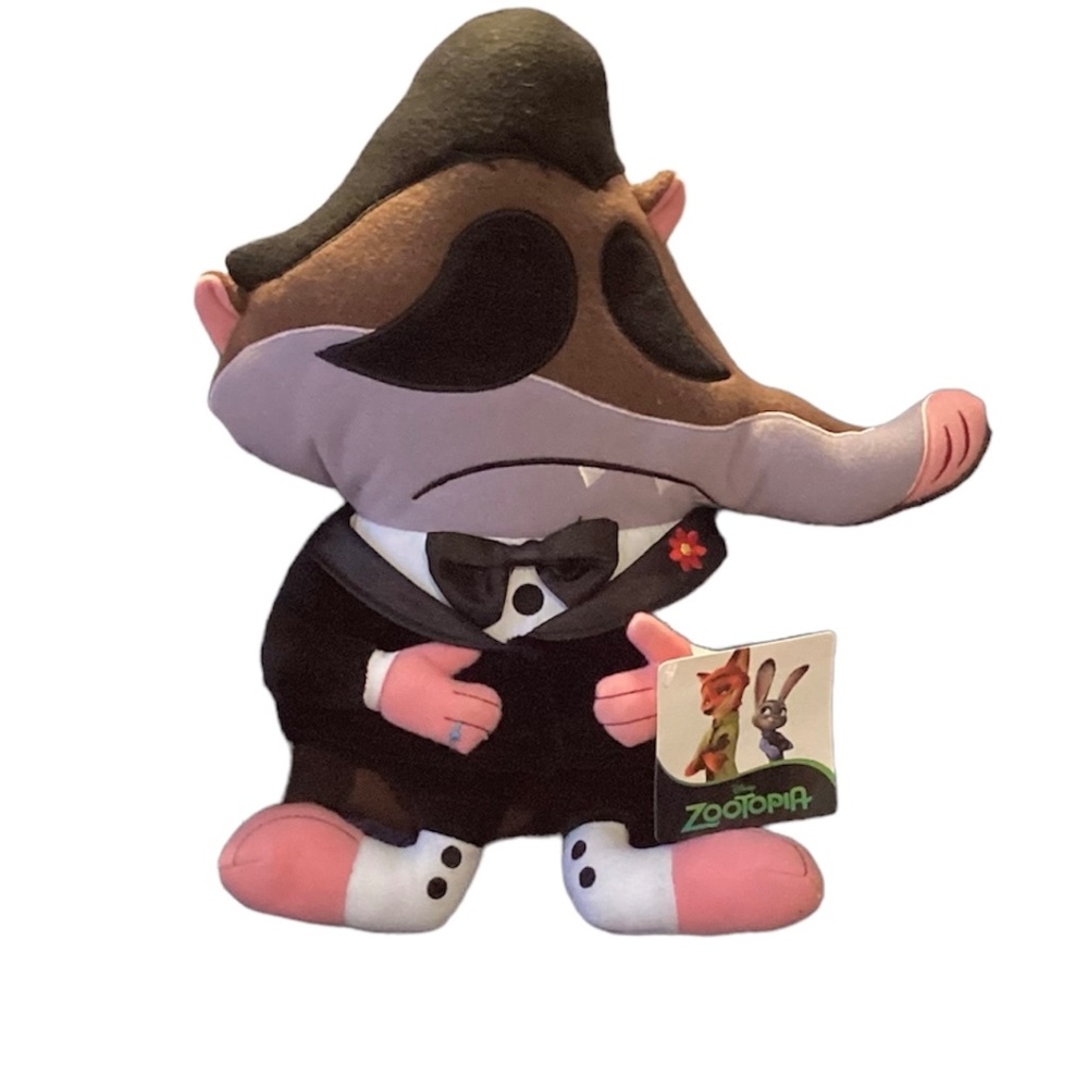 New Disney Zootopia Mr. Big Plush Approximately 13” - 14” Tall